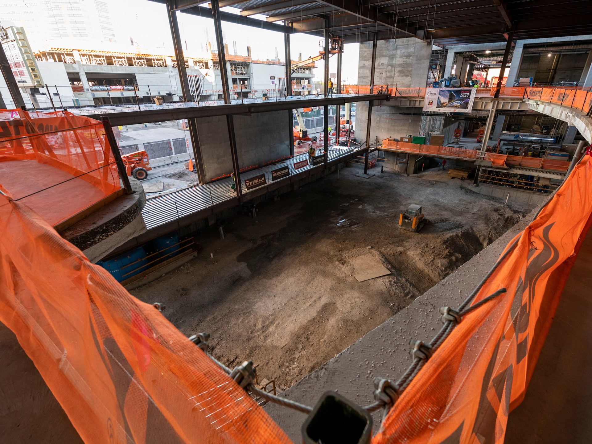 A view from the second floor balcony of the “World’s Largest Sportsbook”