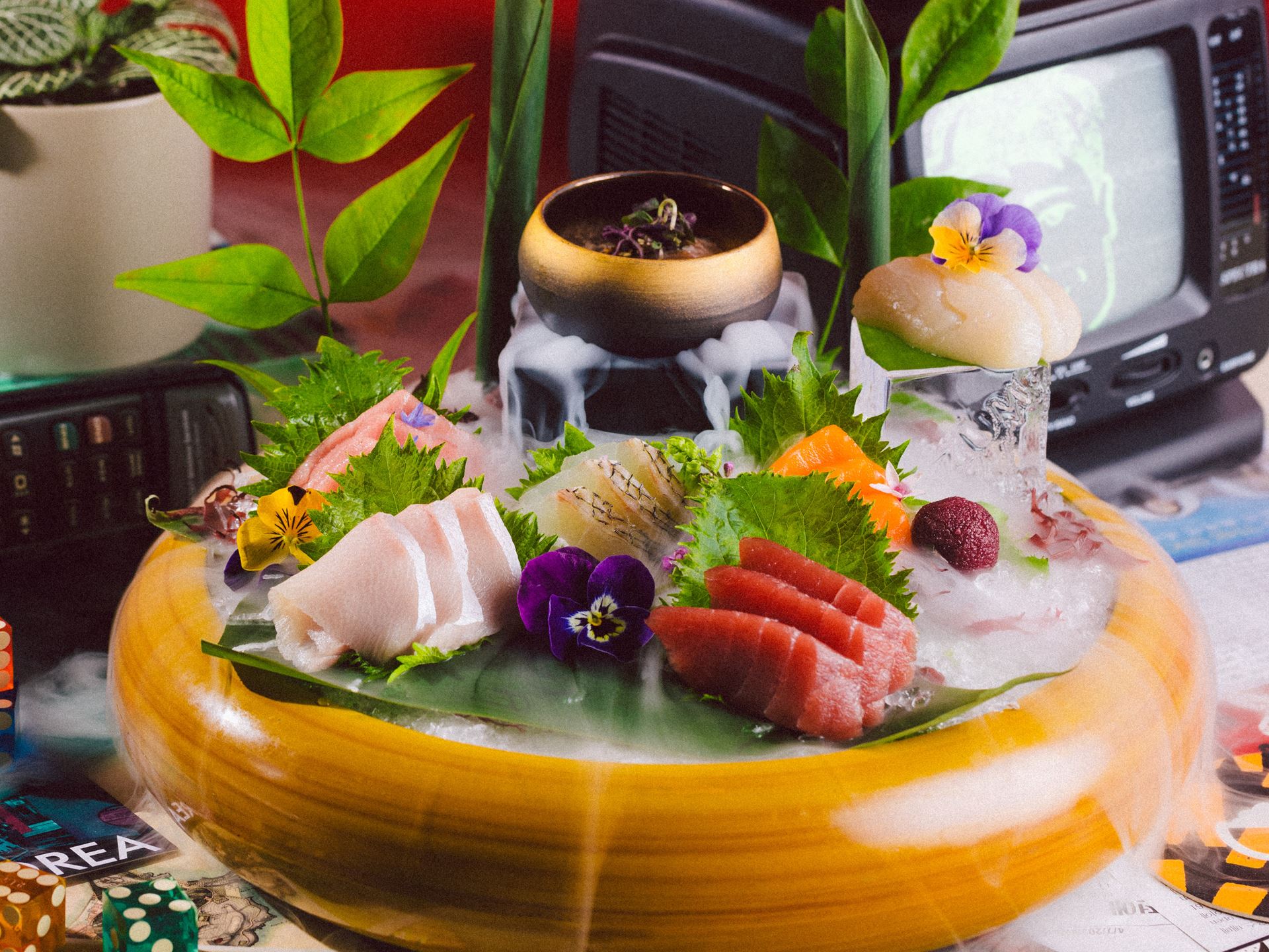 Wynn LV Min s Test Kitchen Premium Sashimi Plate Courtesy of Wynn Las Vegas