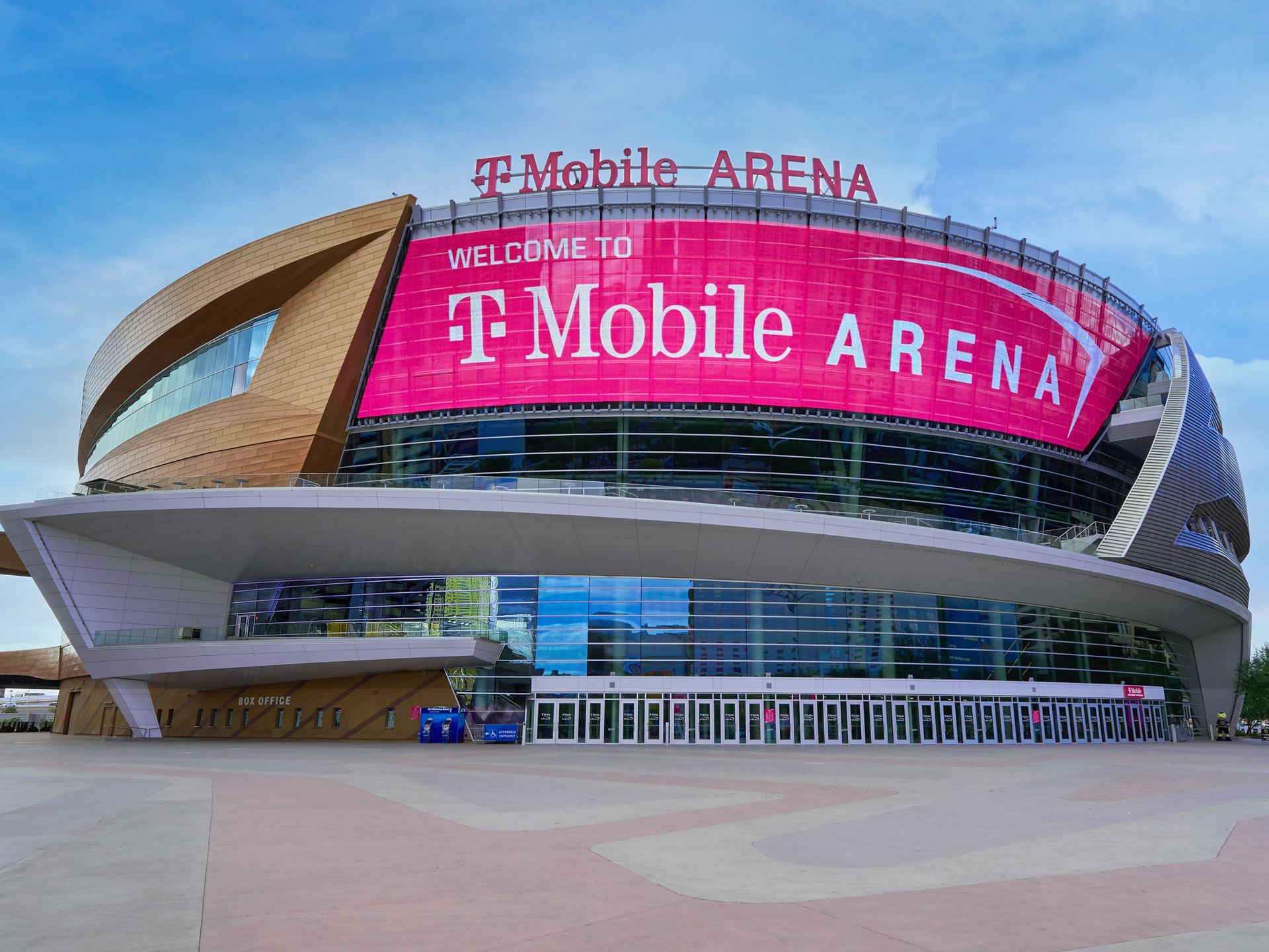 T Mobile Arena Exterior Daytime Photo Credit Al Powers