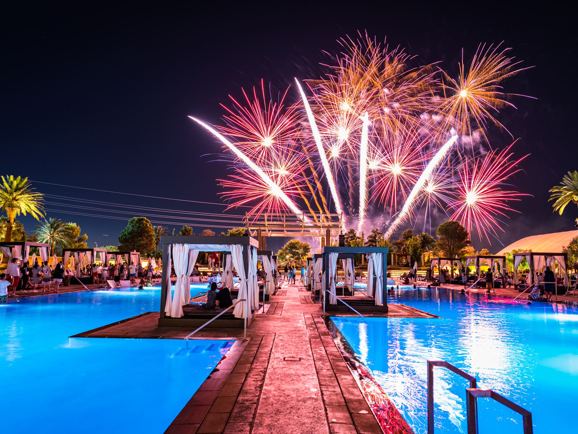 M Resort Spa Casino Fireworks