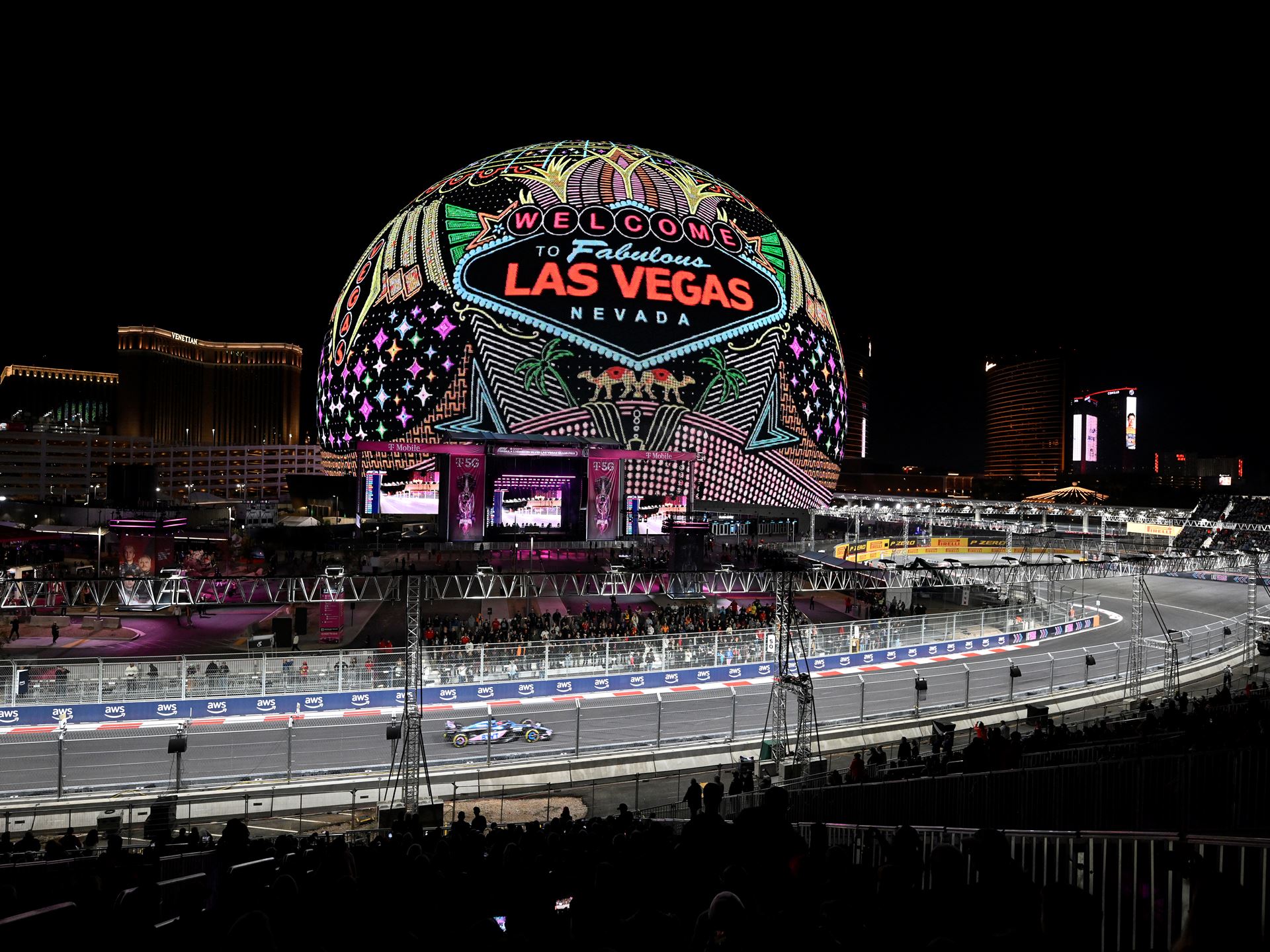 Las Vegas Grand Prix Las Vegas Strip Circuit Sphere 2