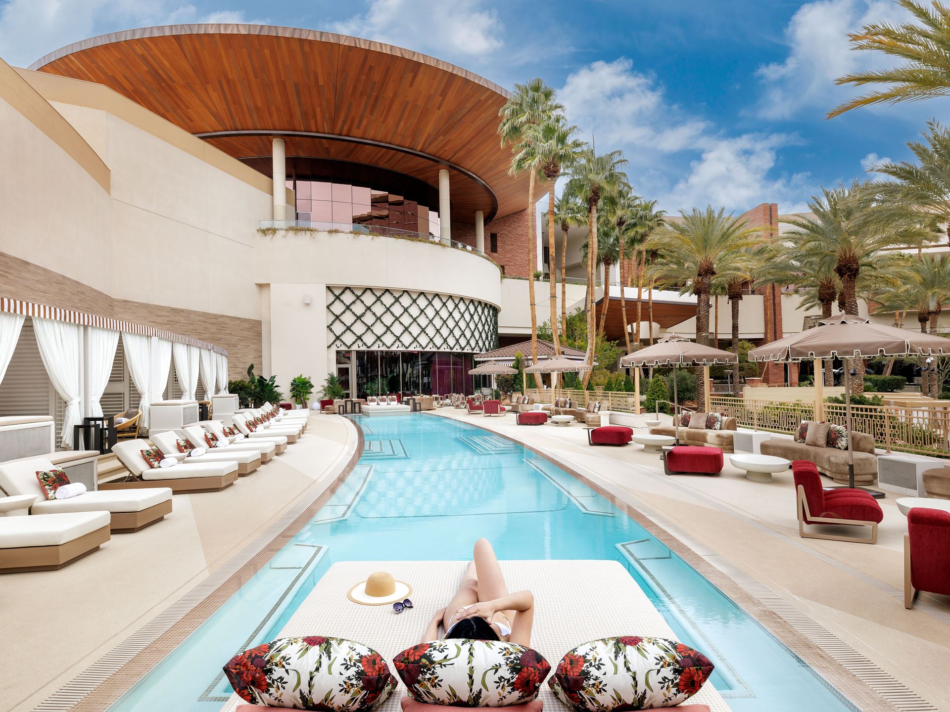 Red Rock Rouge Room Pool and Cabanas