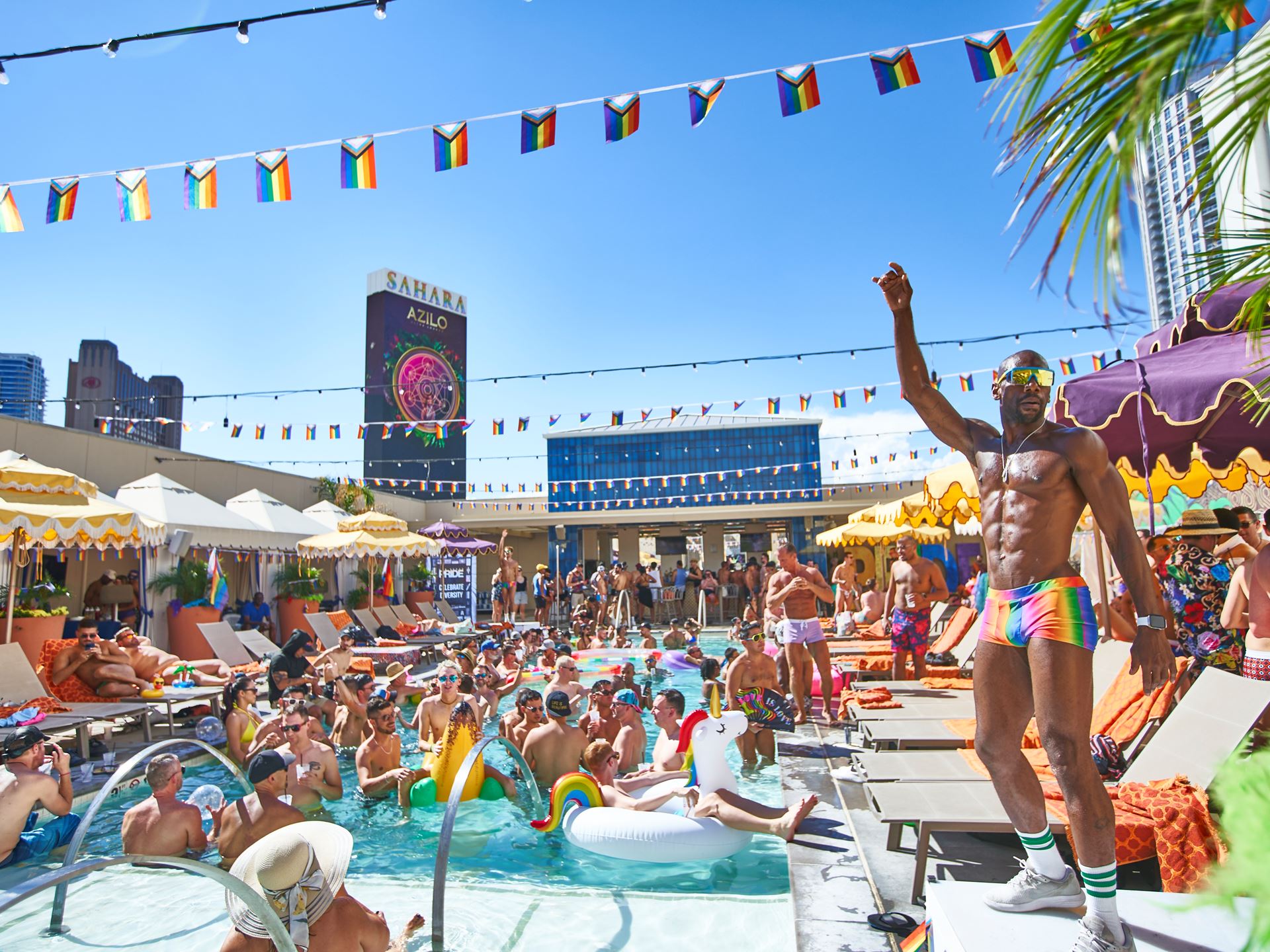 Elevate Pool Party Courtesy of Sahara Las Vegas 2