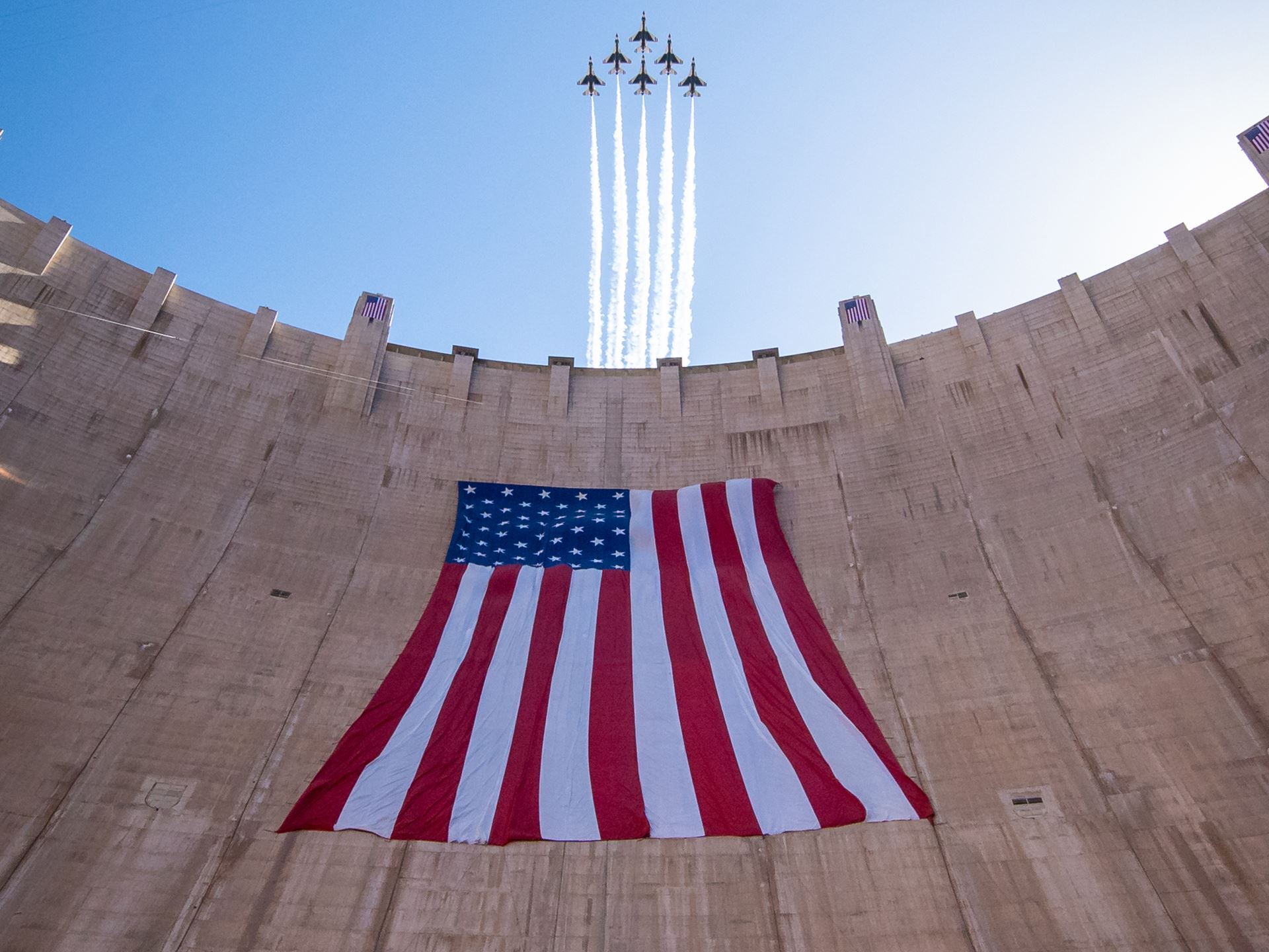 Thunderbirds Flyover Hoover Dam ShaneONeal