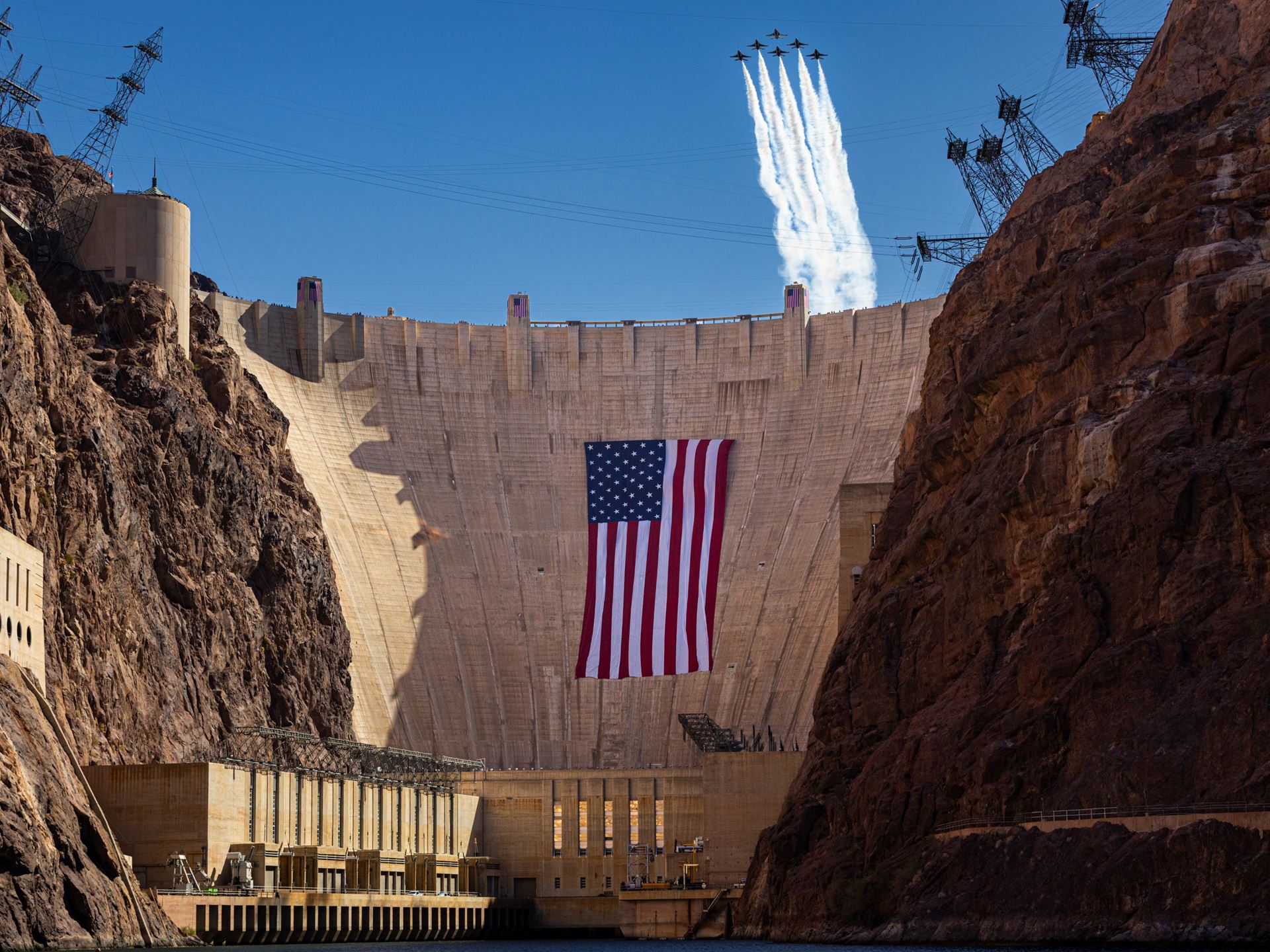 Thunderbirds HooverDam LowerRiver