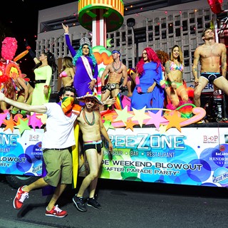 Pride Night Parade float