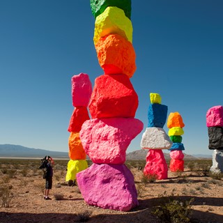 Seven Magic Mountains art installation
