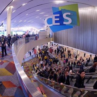 CES attendees at the Sands Convention Center