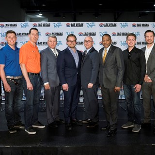 LVCVA joined with Las Vegas Motor Speedway LVMS officials to announce second NASCAR race