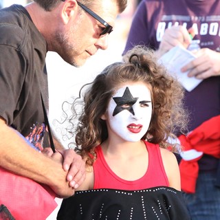 A fan at the Kiss concert