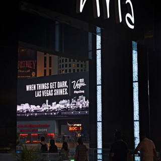 When things get dark, Las Vegas Shines