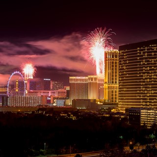 New Year's Eve - View from Convention Center Marriott