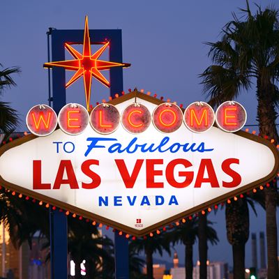 The iconic Welcome to Fabulous Las Vegas sign