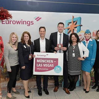 Eurowings Airline Launches New Nonstop Service from Munich, Germany to Las Vegas