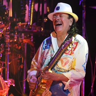 Carlos Santana helped kick off the long Mexican Independence Day weekend in Las Vegas