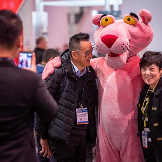 World of Concrete Pink Panther