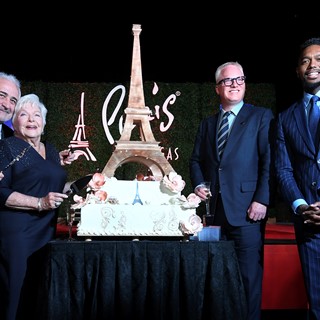 A celebration of the platinum anniversary of Paris Las Vegas and a new light show for its Eiffel Tower