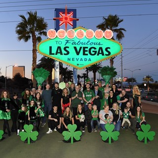 Local officials, business people, Irish dancers