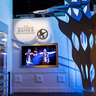 The exterior of The Hunger Games: The Exhibition