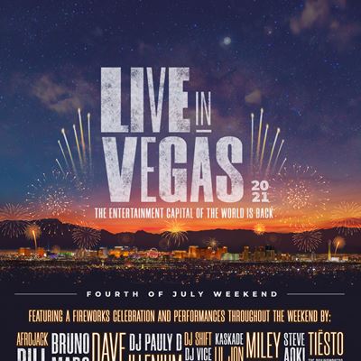 Live in Vegas July 4th Weekend poster