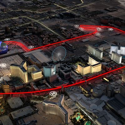 Las Vegas Grand Prix Track Map