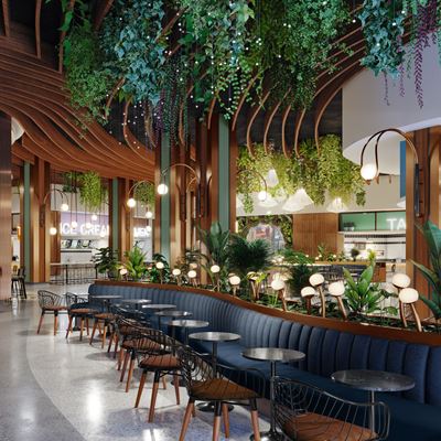 Miracle Mile Shops Miracle Eats Rendering