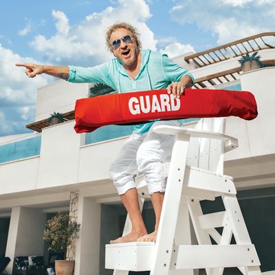 Sammy Hagar Sammy s Island at Palms Pool lifeguard credit Robert John Kley