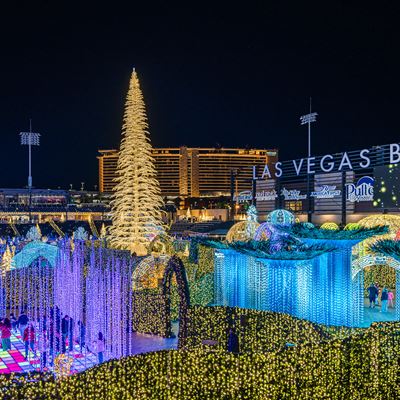 Enchant at Las Vegas Ballpark Christmas Lights