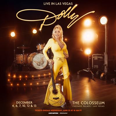 Dolly Parton Colosseum Caesars Palace Courtesy of Dolly Parton