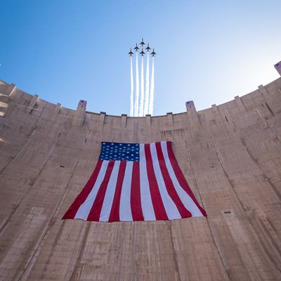 Thunderbirds Flyover Hoover Dam ShaneONeal