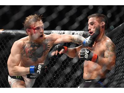 Conor McGregor and Chad Mendez