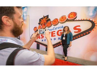 LVCVA's new trade show booth debuts at IMEX
