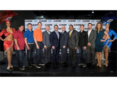 LVCVA joined with Las Vegas Motor Speedway LVMS officials to announce second NASCAR race