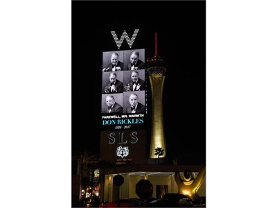 Don Rickles Marquee Tribute - SLS Las Vegas Hotel & Casino and W Las Vegas