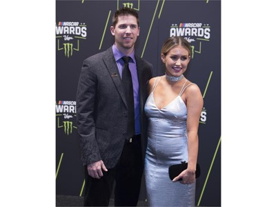 Denny Hamlin and his girlfriend Jordan Fish