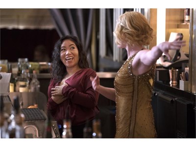 Rosina bartender is surprised with time off by BAZ actress