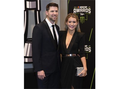 Denny Hamlin and his girlfriend Jordan Fish