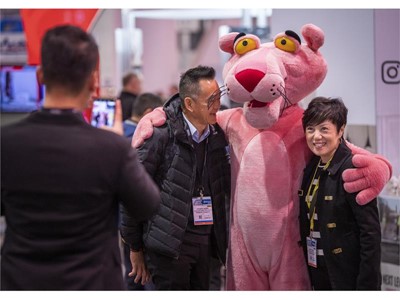 World of Concrete Pink Panther