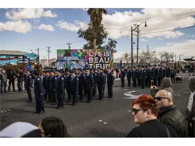 Members of the Cimarron Memorial High School Air Force