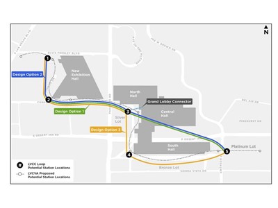 Potential LVCC Loop Station Locations-Final configuration to be determined by the LVCVA Board