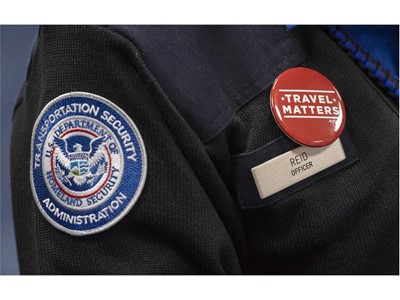 A Transportation Security Administration (TSA) agent