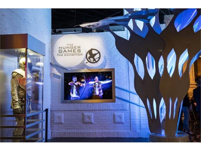 The exterior of The Hunger Games: The Exhibition