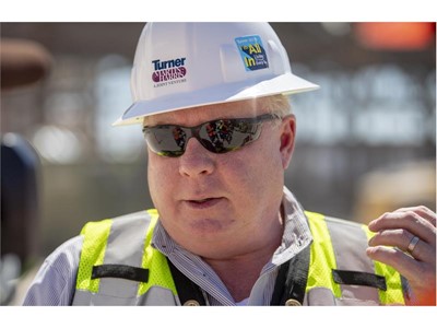 Dewey Newton, senior vice president of Turner Construction