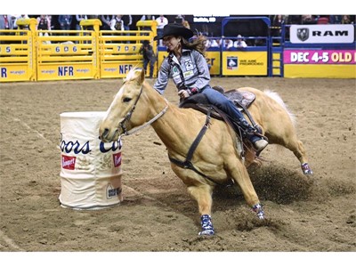 Final: Barrel racer Jessica Routier
