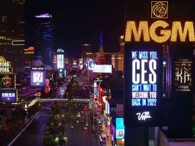 Las Vegas Supports CES with Marquee Takeover