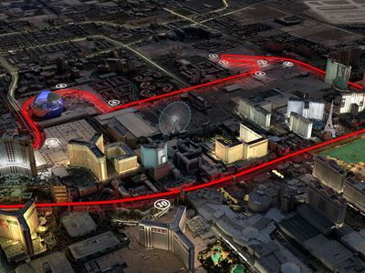 Las Vegas Grand Prix Track Map
