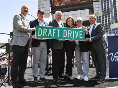 Las Vegas Celebrates Day One of the 2022 NFL Draft