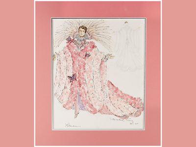 Liberace Real and Beyond Exhibit Faberge Egg Sketch