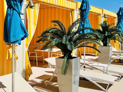 The STRAT Hotel Casino SkyPod Swim Social Cabanas