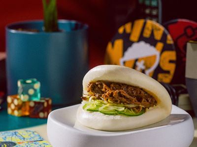 Wynn LV Min s Test Kitchen Braised Short Rib Bao Bun Courtesy of Wynn Las Vegas